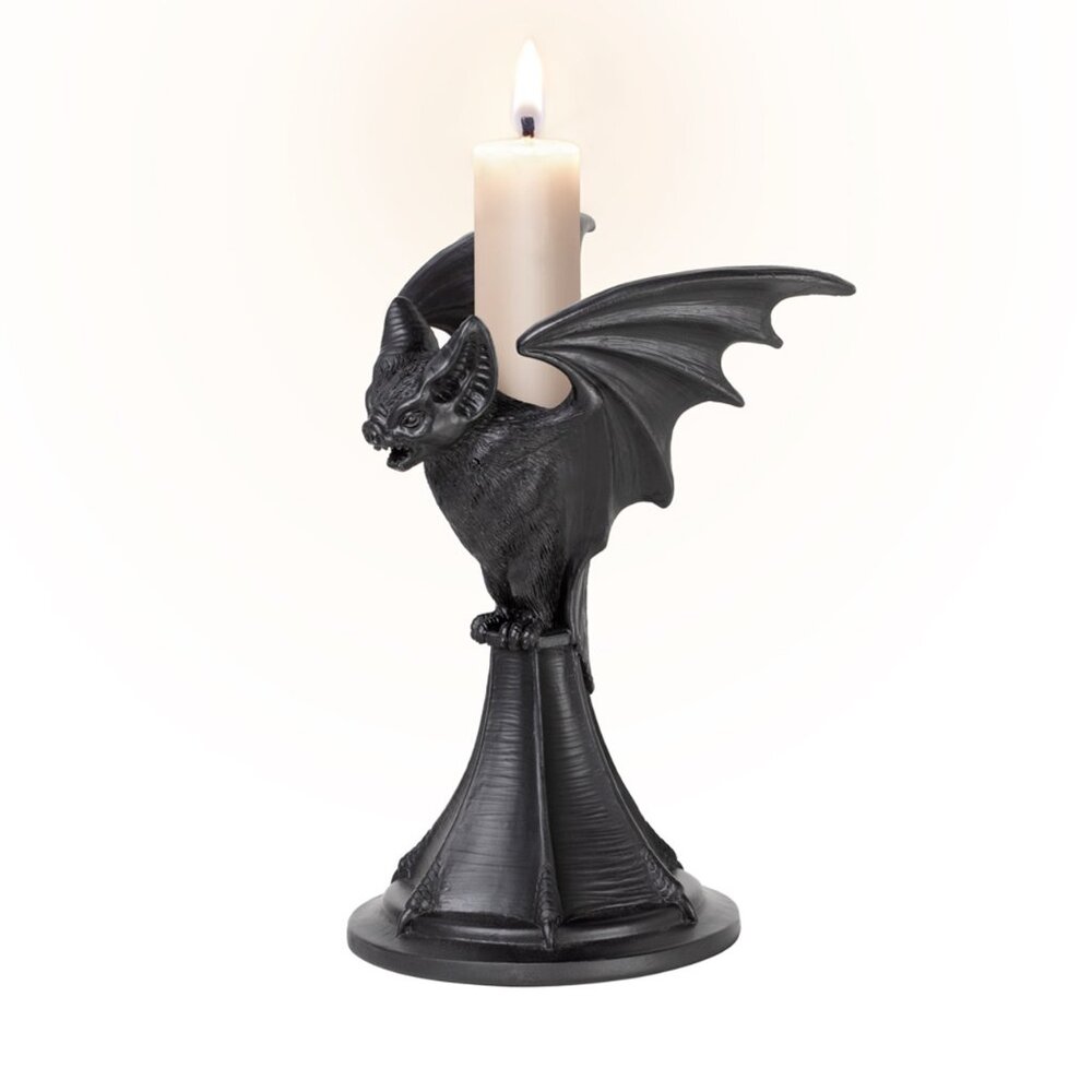 Bat Candle Holder Alchemy Gothic Vespertilio Candlestick Holder